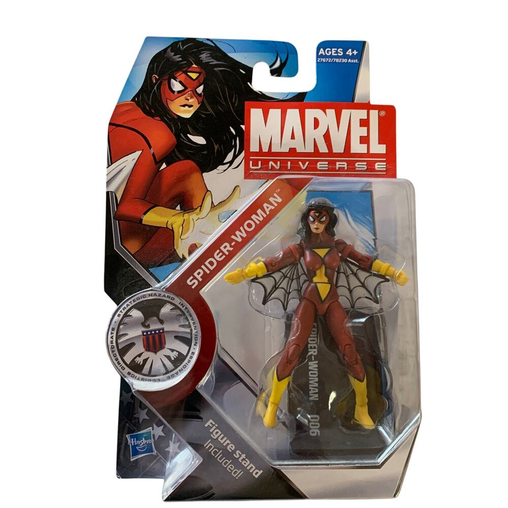 NEW! 2010 Marvel Universe Series 3 006 Spider-Woman Hasbro Jessica Drew 3.75 A37